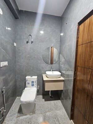 Bathroom in 3 BHK Apartment at Chattarpur – for Rent