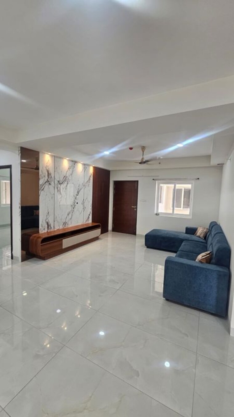 Living Room, poulomi-avante 3 Bedroom 1935 Sq.Ft. Apartment In Kokapet Hyderabad 10448226