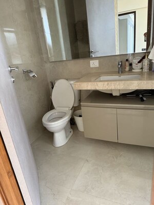 Bathroom in 3 BHK Apartment at One Hiranandani Park Barrington, Ghodbunder Road – for Sale