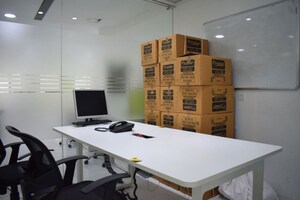 Team Area in  Office Space at Krishna Towers, Benz Circle – for Rent