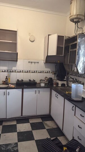Kitchen in 2 BHK Builder Floor at East Of Kailash – for Rent