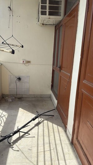 Balcony in 2 BHK Builder Floor at East Of Kailash – for Rent