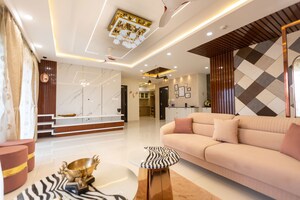 Living Room in 3 BHK Apartment at Sumadhura Acropolis, Gachibowli – for Sale