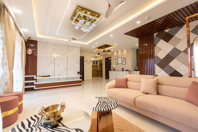 Living Room, sumadhura-acropolis 3 Bedroom 1935 Sq.Ft. Apartment In Gachibowli Hyderabad 10448238