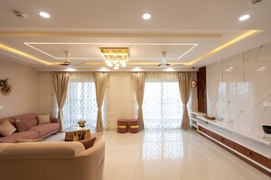 Living Room in 3 BHK Apartment at Sumadhura Acropolis, Gachibowli – for Sale