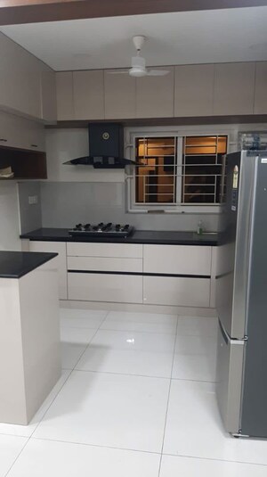 Kitchen in 3 BHK Apartment at Sumadhura Acropolis, Gachibowli – for Rent