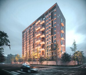 Studio Apartment – Exterior View View at Okay Plus Solitaire Suites, Ramnagariya - for Rent