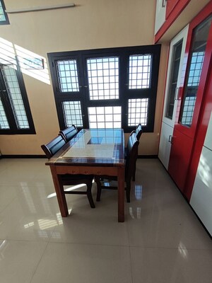 Dining area in 1 RK Builder Floor at Karumandapam – for Rent