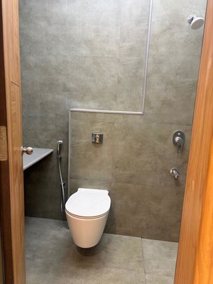 Bathroom in 2 BHK Apartment at Northcape Venicia, Baner – for Rent