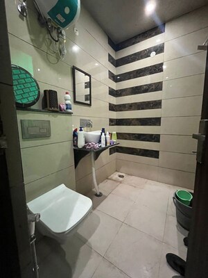 Bathroom in 2 BHK Builder Floor at Dhakoli – for Sale