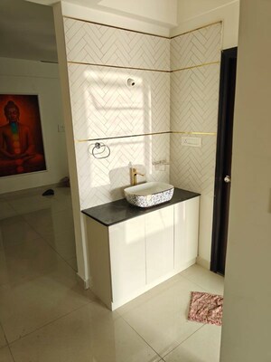 Bathroom in 2 BHK Apartment at Praneeth Pranav Solitaire, Bachupally – for Rent