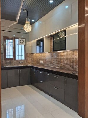 Kitchen in 3 BHK Builder Floor at Dhakoli – for Sale