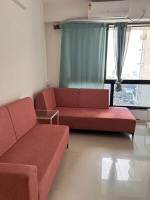 Living Room in 2 BHK Apartment at Sunteck Avenue 2, Goregaon West – for Rent