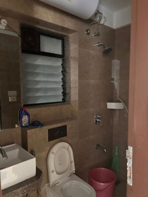 Bathroom in 2 BHK Apartment at Sunteck Avenue 2, Goregaon West – for Rent