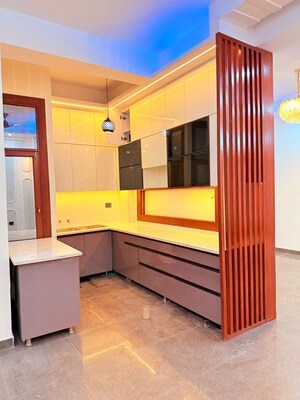 Kitchen in 3 BHK Builder Floor at AJS Heights, Indrapuram – for Rent
