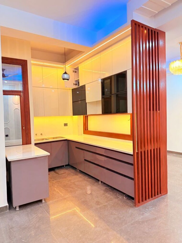 Kitchen, ajs-heights 3 Bedroom 1250 Sq.Ft. Builder Floor In Indrapuram Ghaziabad 10448559