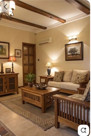 Living Room in 3 BHK Builder Floor at Shastri Nagar – for Sale