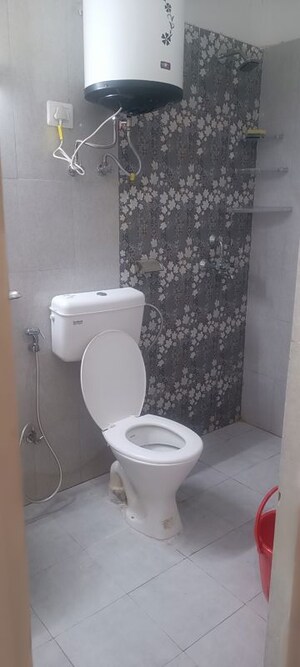 Bathroom in 2 BHK Apartment at Pareena Om Apartments, Sector 112 – for Rent