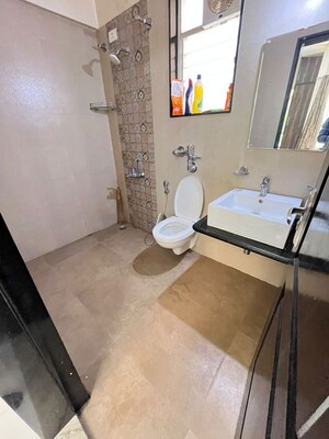 Bathroom in 2 BHK Apartment at Nyati Erica, Undri – for Rent