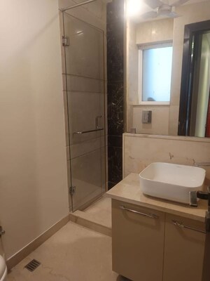 Bathroom in 3 BHK Builder Floor at Saket – for Rent