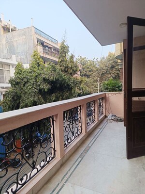 Balcony in 3 BHK Builder Floor at Greater Kailash I – for Rent