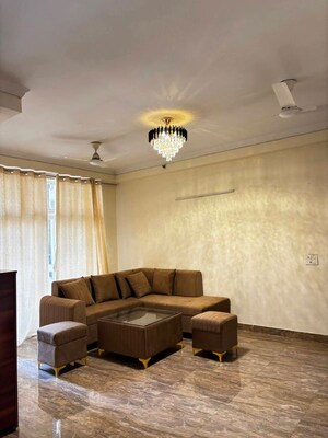 Living Room in 2 BHK Builder Floor at Lucky The Palm Valley, Sector 1 Greater Noida – for Rent