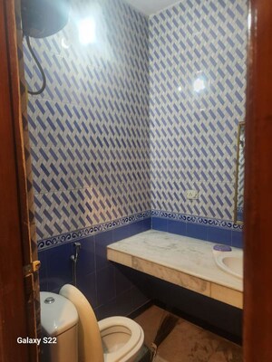 Bathroom in 3 BHK Builder Floor at East Of Kailash – for Rent