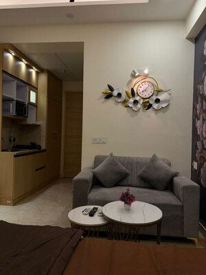 Living Room in Studio Apartment at Gaur City Mall, Sector 4 Greater Noida – for Sale