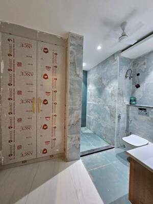 Bathroom in 4 BHK Builder Floor at Green Fields Colony – for Sale