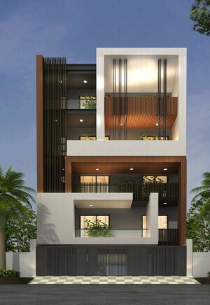 4 BHK Builder Floor – Exterior View View at Rohini Sector 18 - for Sale