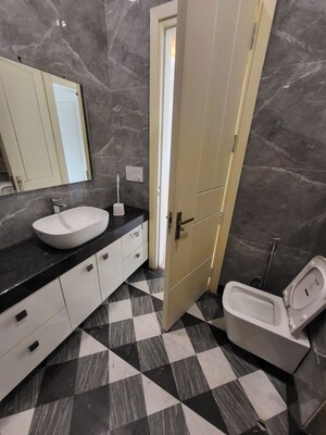 Bathroom in 3 BHK Builder Floor at Greater Kailash Part 3 – for Rent
