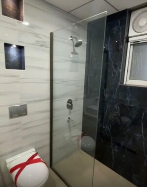 Bathroom in 3 BHK Apartment at Trishla City, Patiala Road – for Rent