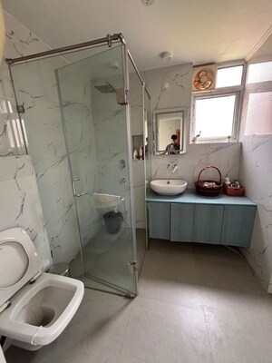 Bathroom in 3 BHK Apartment at Jawahar Nagar – for Rent