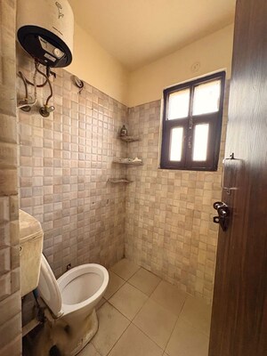 Bathroom in 1 BHK Apartment at Chattarpur – for Rent