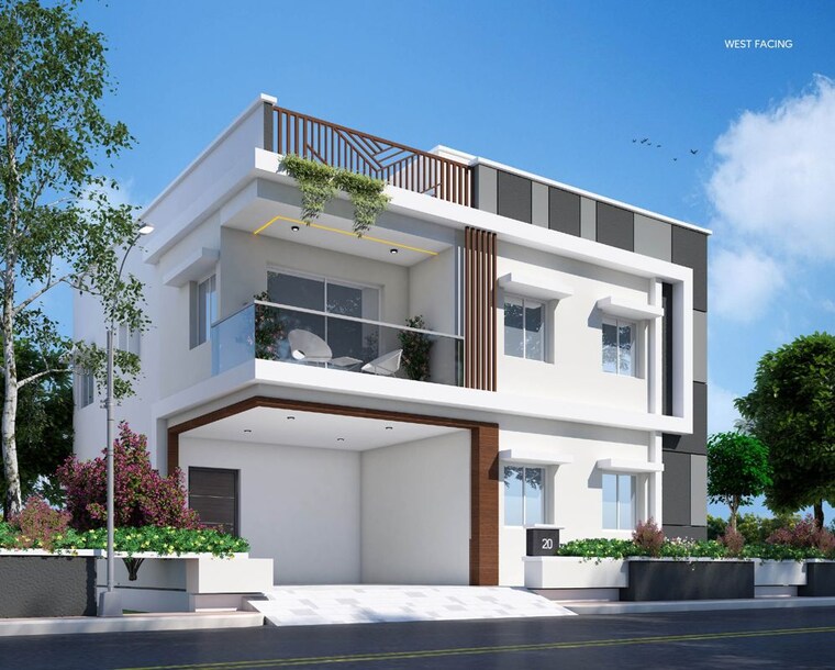 Exterior View, siddharths-vihaan 4 Bedroom 2968 Sq.Ft. Villa In Gagillapur Hyderabad 10448780