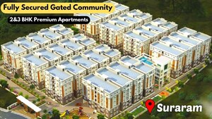 2 BHK Apartment – Exterior View View at Jagsons Pride, Suraram Colony - for Sale