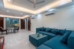Living Room in 4 BHK Builder Floor at Sushant Lok Iii – for Rent