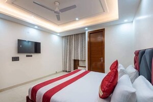 Bedroom in 4 BHK Builder Floor at Sushant Lok Iii – for Rent
