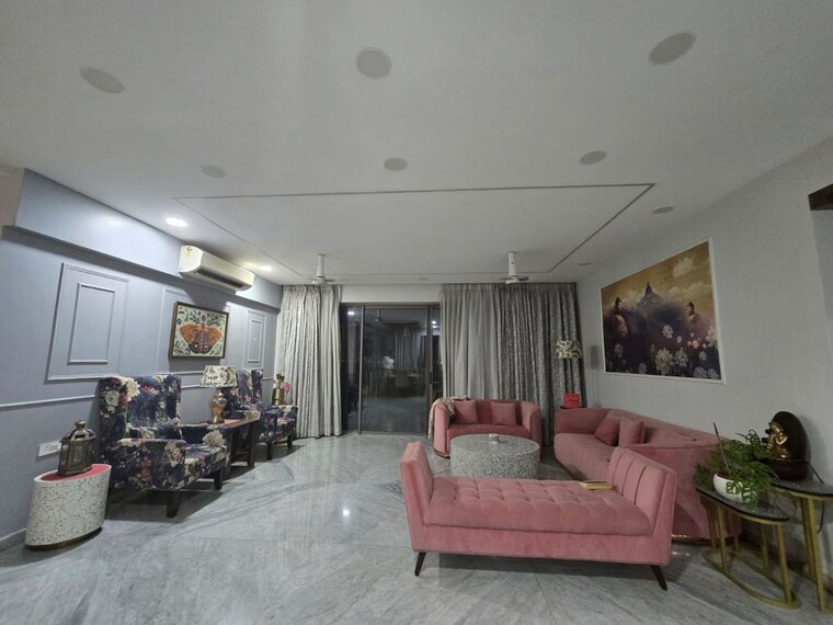 Living Room, the-wadhwa-the-address-vista 4 Bedroom 2100 Sq.Ft. Apartment In Ghatkopar West Mumbai 10448878