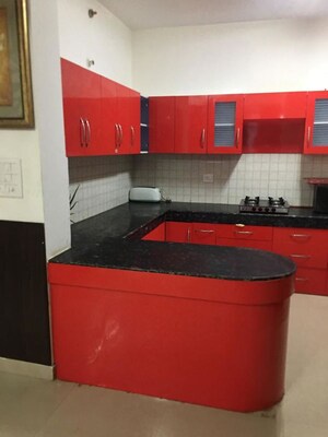 Kitchen in 3 BHK Apartment at Paarth Aadyant, Gomti Nagar – for Rent