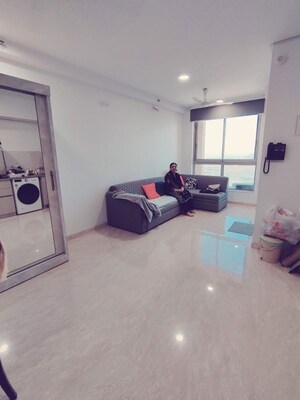 Living Room in 1 RK Apartment at Hiranandani Solitaire Studio Apartment, Ghodbunder Road – for Sale