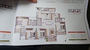 Floor Plan in 4 BHK Apartment at Prestige Elm Park, Whitefield – for Sale