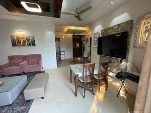 Living Room in 3 BHK Builder Floor at Green Park – for Rent