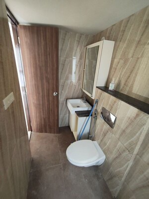 Bathroom in 4 BHK Apartment at Lodha Amara, Kolshet Road – for Rent