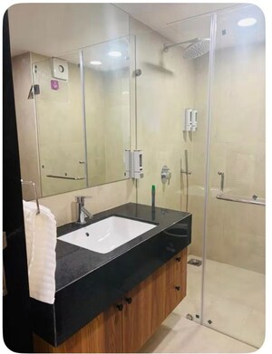 Bathroom in 1 BHK Apartment at Lodha Belmondo, Gahunje – for Sale