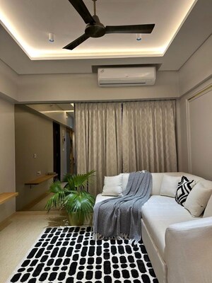 Living Room in 1 BHK Apartment at Lodha Belmondo, Gahunje – for Sale