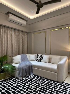Living Room in 1 BHK Apartment at Lodha Belmondo, Gahunje – for Sale