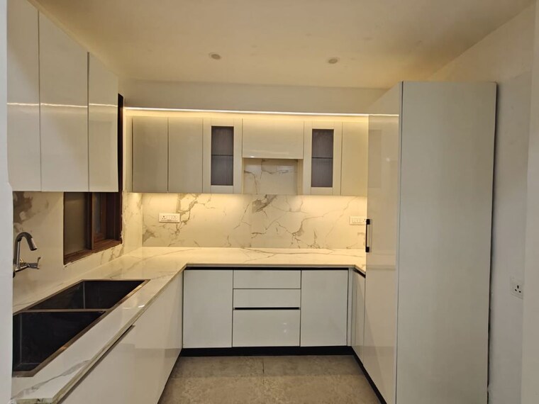 Kitchen, chattarpur 3 Bedroom 125 Sq.Ft. Builder Floor In Chattarpur Delhi 10448983