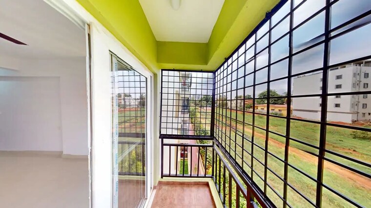Balcony, pragna-whistling-woods 3 Bedroom 1219 Sq.Ft. Apartment In Yelahanka New Town Bangalore 10448992