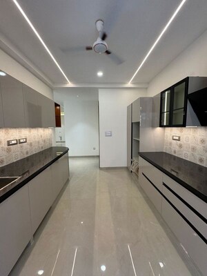 Kitchen in 4 BHK Builder Floor at Green Fields Colony – for Sale